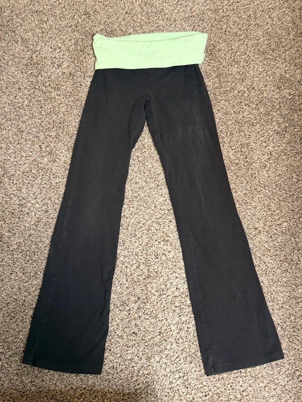 PINK Victoria's Secret Foldover Flare Leggings